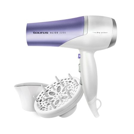 Uscatoare de par - Uscator de par Alize Taurus, 2200 W, LED, 2 viteze, 3 trepte temperatura, functie ionizare