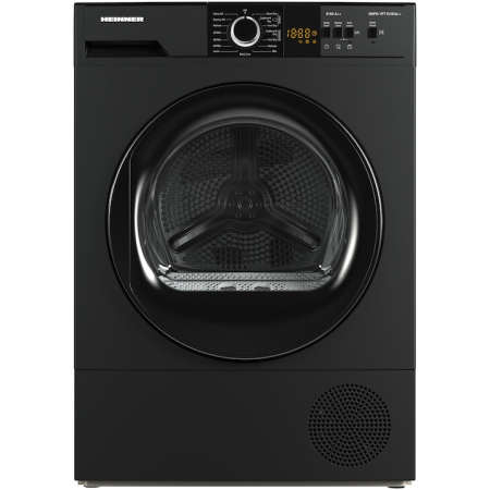 Electrocasnice mari - Uscator de rufe Heinner HHPD-V9T1CHSA++, Pompa de caldura, 9 kg, Clasa A+/E, Display Led, Functie Anti-sifonare, Argintiu