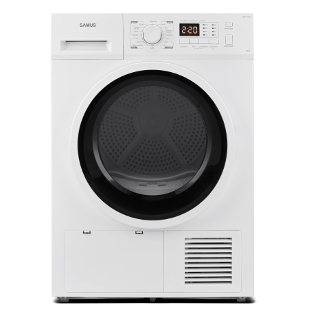 Uscatoare Rufe - Uscator de rufe Samus SGDP-1024, 10 kg, Clasa D, Alb