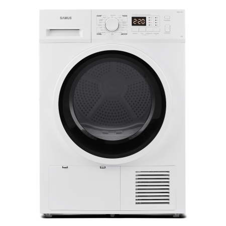 Uscatoare Rufe - Uscator de rufe Samus SGDP-924, 9 kg, Clasa D, Alb