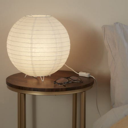 Veioze - Veioza alba, 1 bec, E27, 40 W • GoodHome Taynae
