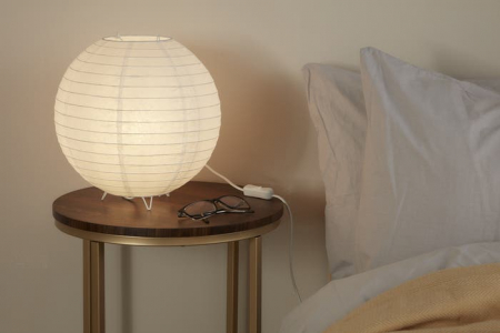 Veioza alba, 1 bec, E27, 40 W • GoodHome Taynae [6]