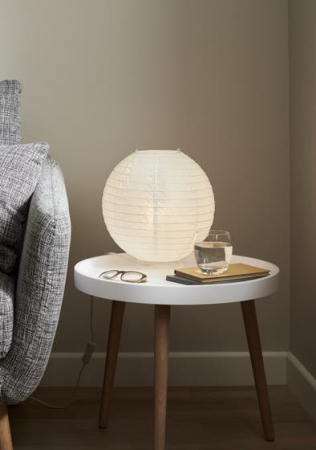 Veioza alba, 1 bec, E27, 40 W • GoodHome Taynae [3]