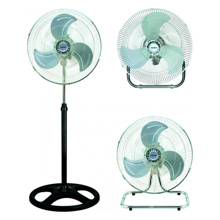 Aparate climatizare - Ventilator 3 in 1 Albatros V45TRIO, 70 W, Negru cu argintiu