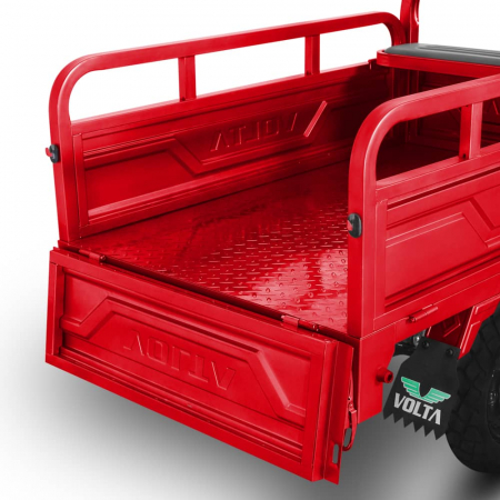 Voltarom Hercules, motor 3900W, 72V, 60 AH, viteza maxima 25 km pe ora, pana la 70km autonomie, Fara Permis, Triciclu Electric VT5, Tuk Tuk, Rosu [3]
