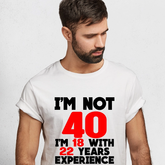 tricou aniversar 40 de ani