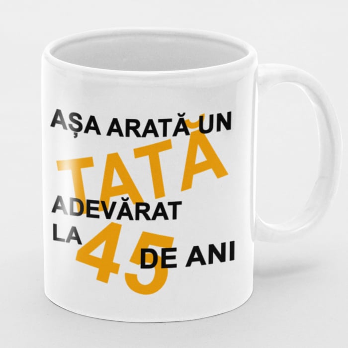 Cana personalizata tata cu poza si varsta-Deyu [3]
