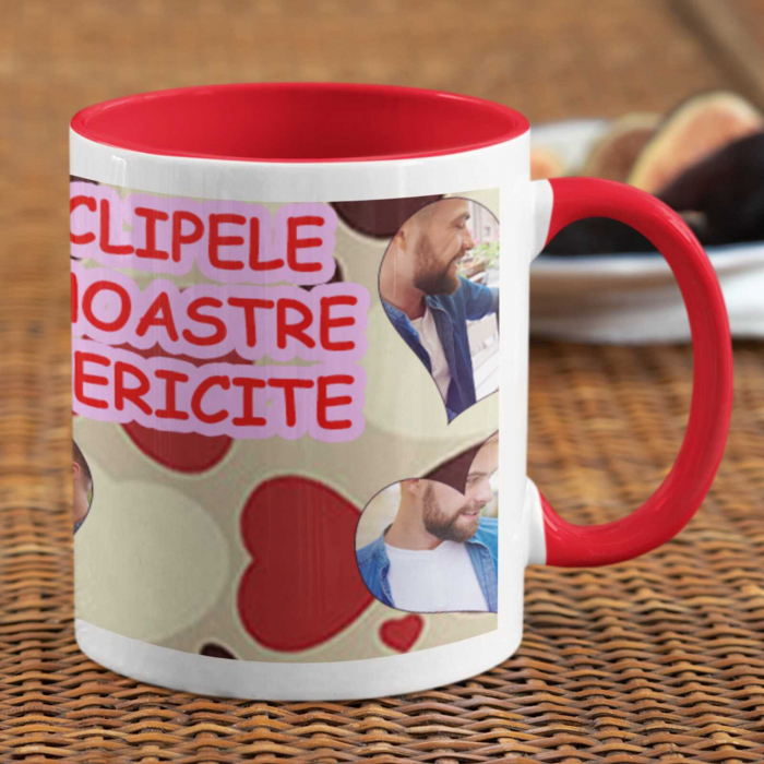 Cana personalizata Clipele noastre fericite-Deyu [3]