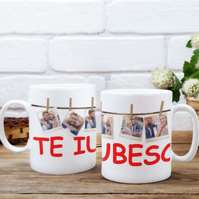 Cana personalizata cu 5 poze si mesaj-Deyu [2]