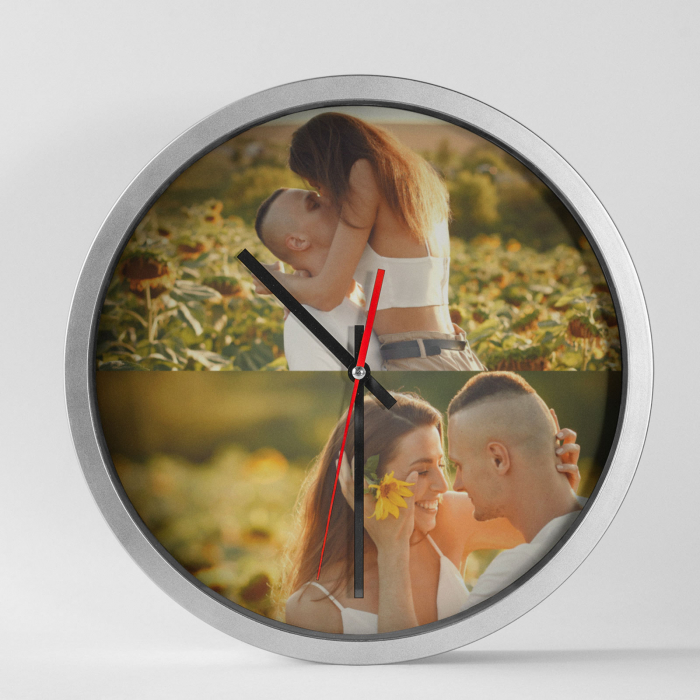 Ceas personalizat cu doua poze-Deyu [2]