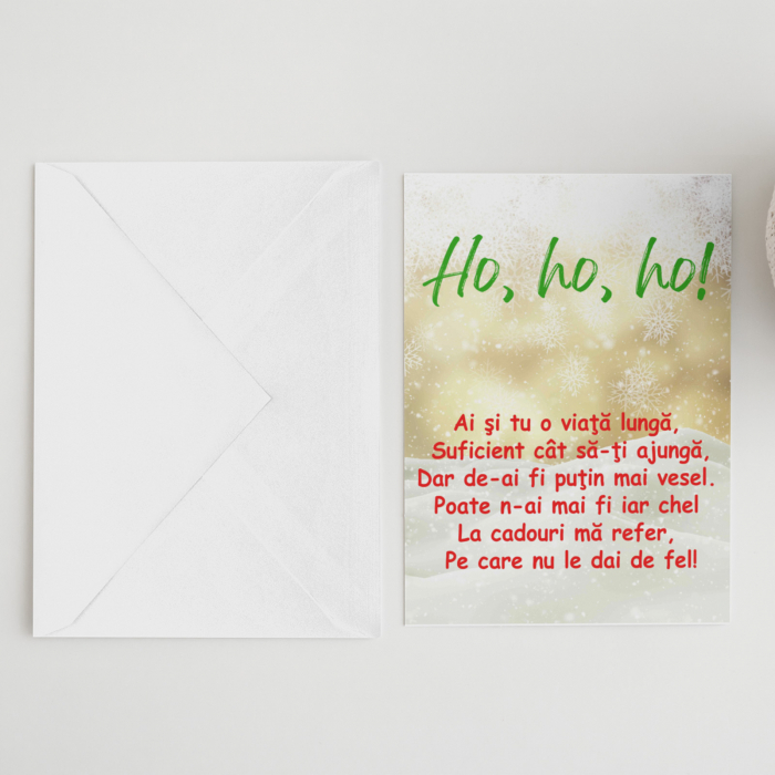 Felicitare Ho Ho Ho -Deyu [3]
