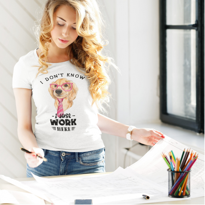 Tricou I dont know i just work here-Deyu [2]