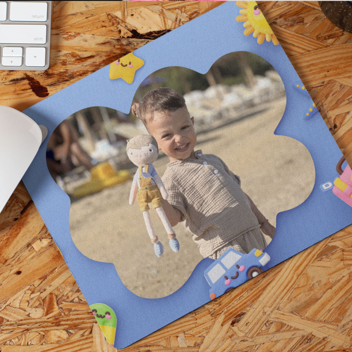 mouse pad personalizat baiat cu poza -Deyu [2]