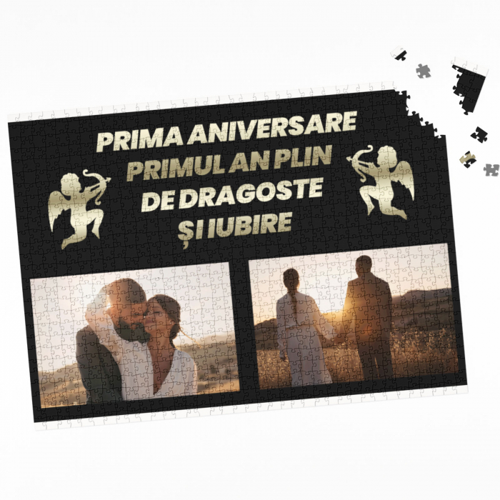 Puzzel personalizat 2 poze si mesaj-Deyu [2]