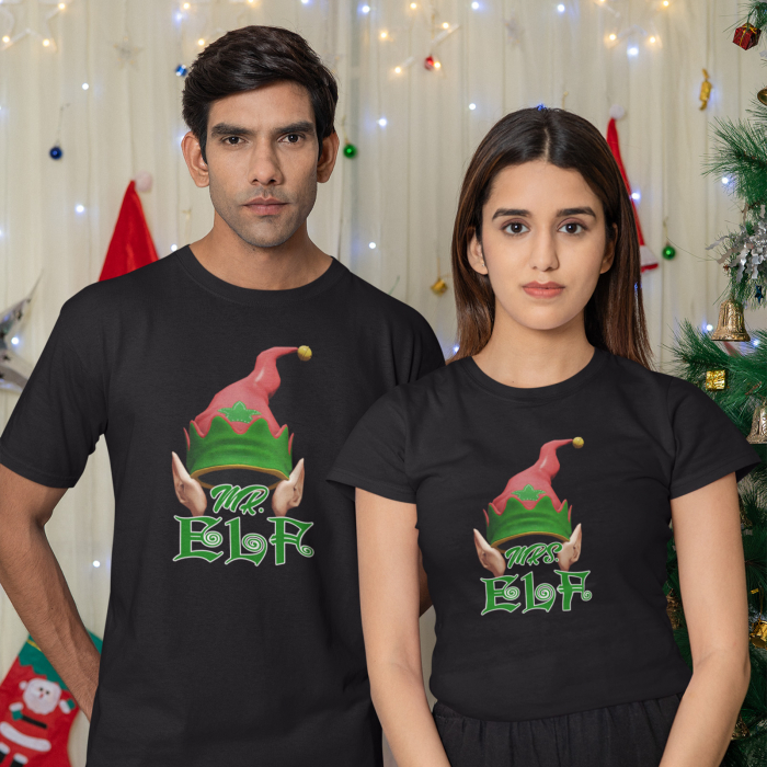 Set Tricouri Cuplu Elf-Deyu [2]
