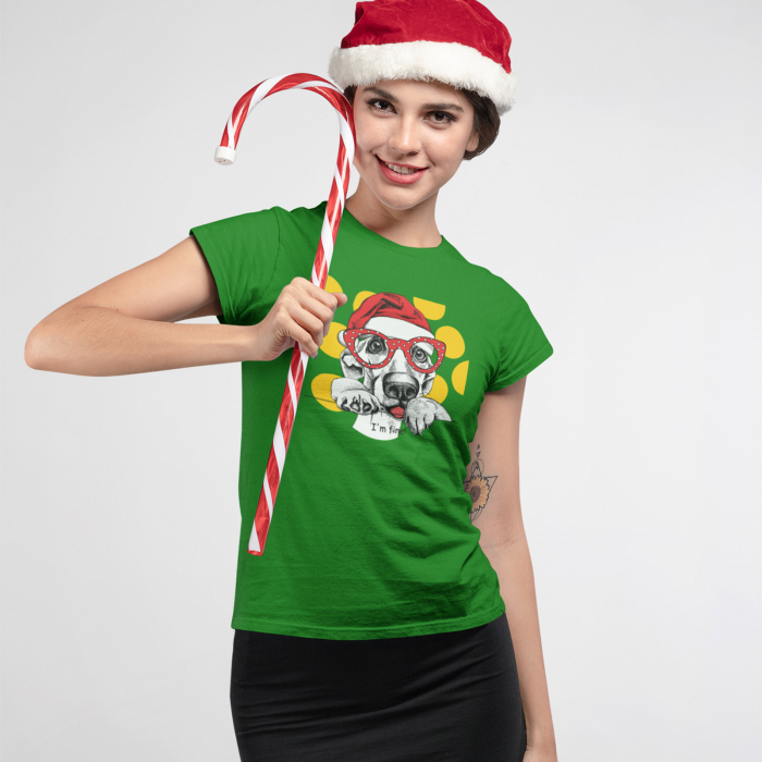 Tricou Craciun I'm Fine - Deyu [2]