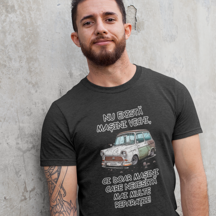 Tricou cu mesajul"Nu exista masini vechi"-Deyu [2]