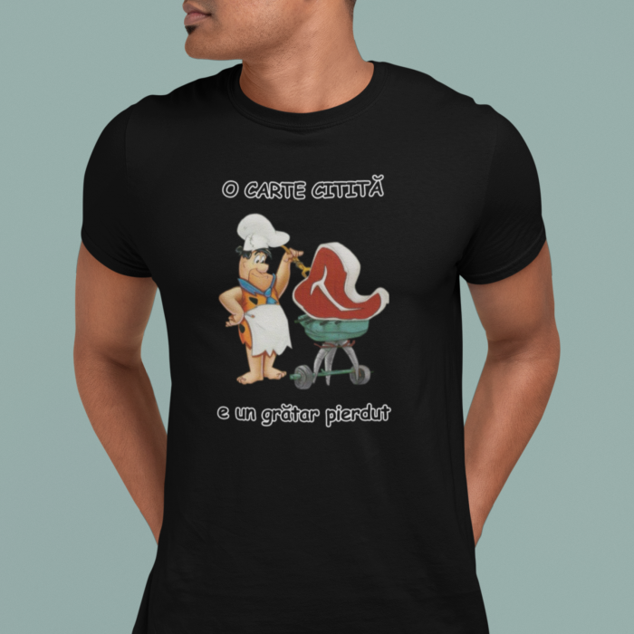 Tricou O carte citita un gratar pierdut-Deyu [2]