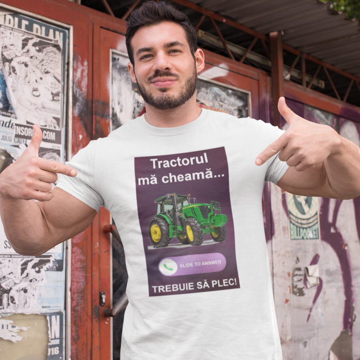 Tricou cu mesajul " Vacile ma cheama trebuie sa plec"-Deyu [2]