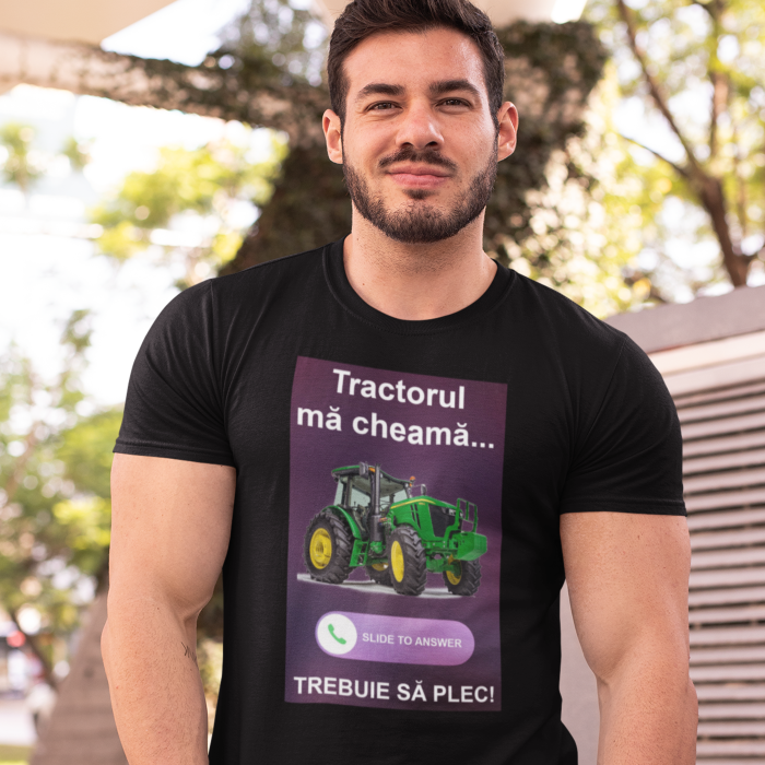 Tricou cu mesajul " Vacile ma cheama trebuie sa plec"-Deyu [3]