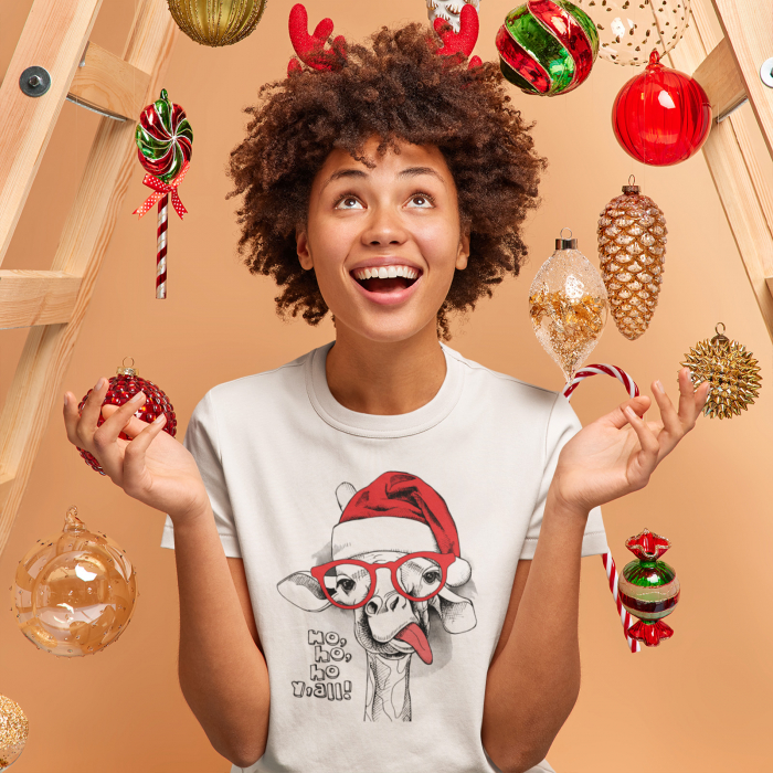 Tricou Ho Ho Ho All- Deyu [2]