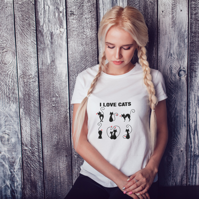 Tricou I Love Cat [1]