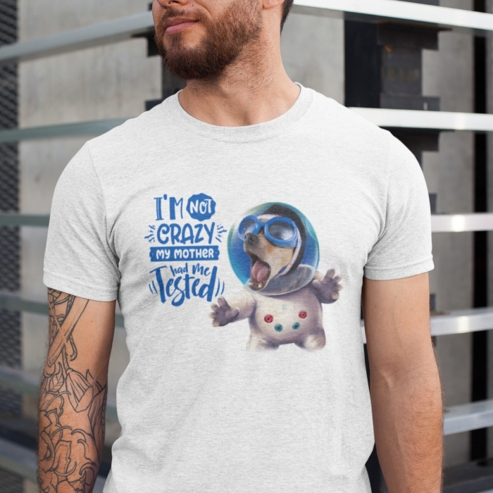Tricou I'm not Crazy-Deyu [2]