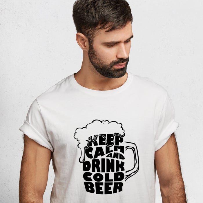 Tricou Keep Calm And drink Beer [1]