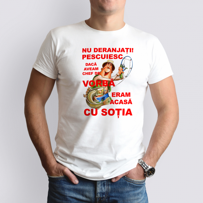 Tricou Pescari Nu Deranjati- Deyu.ro [3]