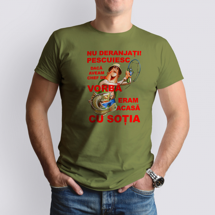Tricou Pescari Nu Deranjati- Deyu.ro [2]