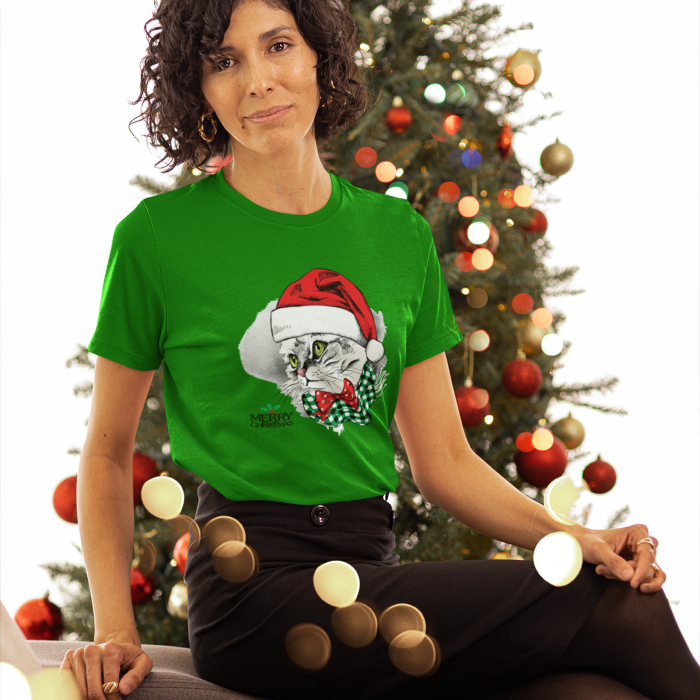 Tricou Pisica De Craciun- Deyu [2]