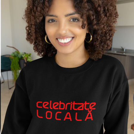 Bluze - Bluza cu maneca lunga Celebritatea locala-Deyu