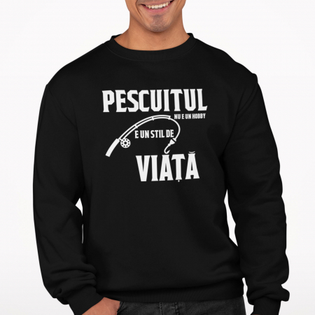 Bluze - Bluza cu maneca Pescuitul stil de viata-Deyu