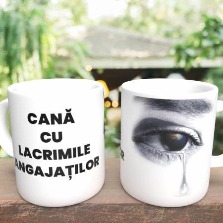Cani Personalizate - Cana cu lacrimile angajatilor-Deyu