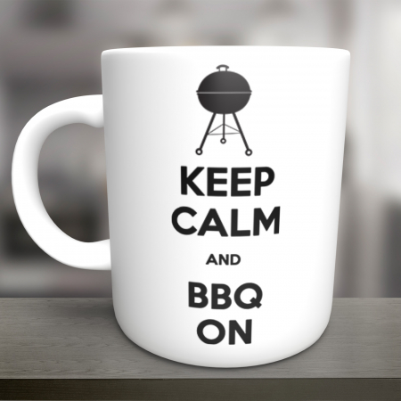 Cani Personalizate - Cana Keep calm and bbq-Deyu