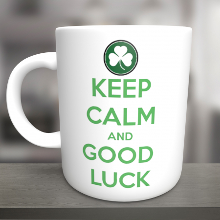 Cani Personalizate - Cana Keep calm and good luck-Deyu