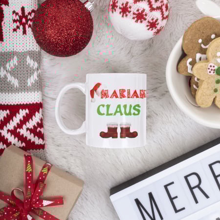 Perne și căni de Crăciun - Cana Nume Claus-Deyu