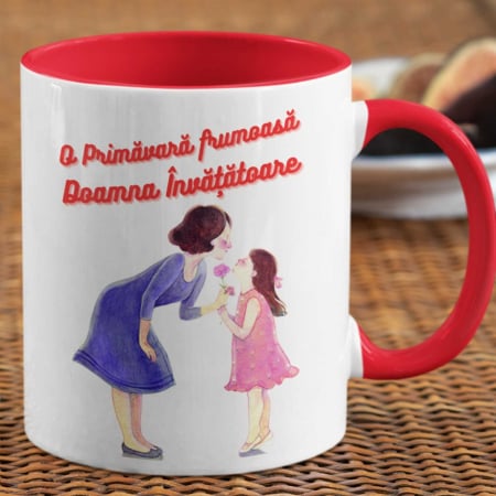 Cani Personalizate - Cana O primavara frumoasa doamna invatatoare-Deyu