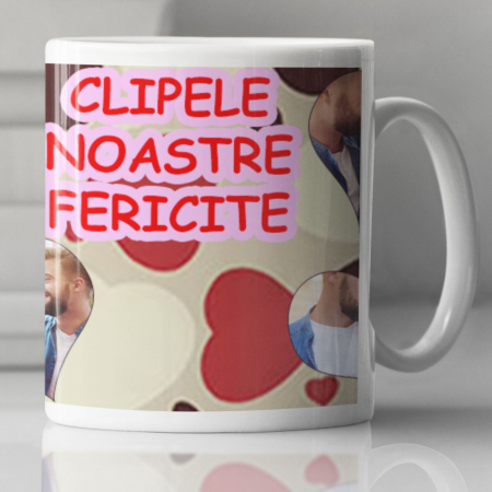 Cani Personalizate - Cana personalizata Clipele noastre fericite-Deyu