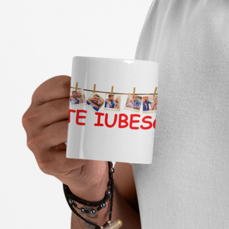 Cana personalizata cu 5 poze si mesaj-Deyu [2]