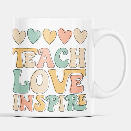 Cani Personalizate - Cana personalizata Teach Love Inspire-Deyu