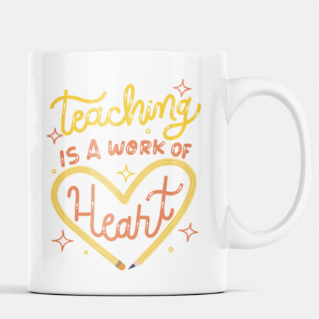 Cani Personalizate - Cana Teaching is a Work of Heart-Deyu