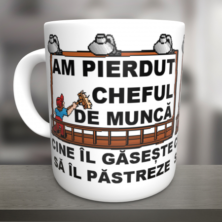 Cani Personalizate - Cana Am pierdut cheful de munca-Deyu