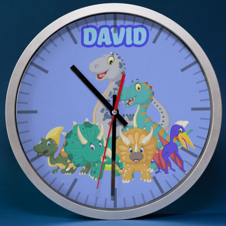 Cadouri pentru EA - Ceas personalizat Dino cu nume-Deyu