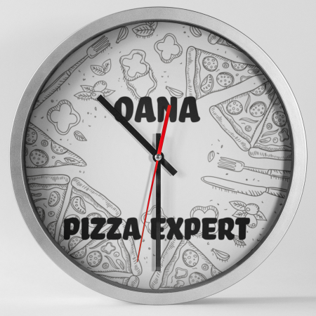 Cadouri pentru EA - Ceas personalizat pizza-Deyu