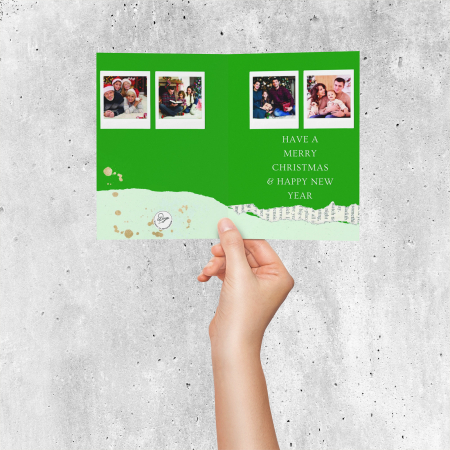 Felicitari Personalizate de Crăciun - Felicitare personalizata cu poze si mesaj-Deyu