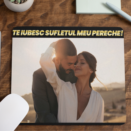 Mousepad Personalizat - mouse pad personalizat o poza si mesaj-Deyu