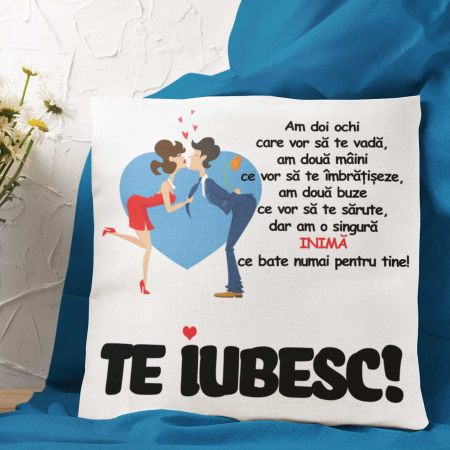 Valentines Day - Perna personalizatamesaj Te iubesc-Deyu