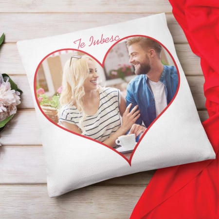 Valentines Day - Perna personalizata Te iubesc cu poza-Deyu