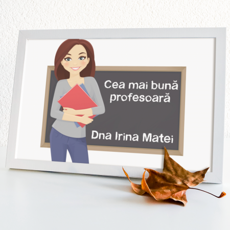 Rame Foto Personalizate - Rama Cea mai buna profesoara2-Deyu